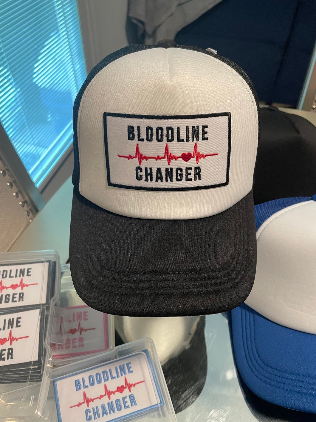 Black/White Bloodline Changer Trucker Hat