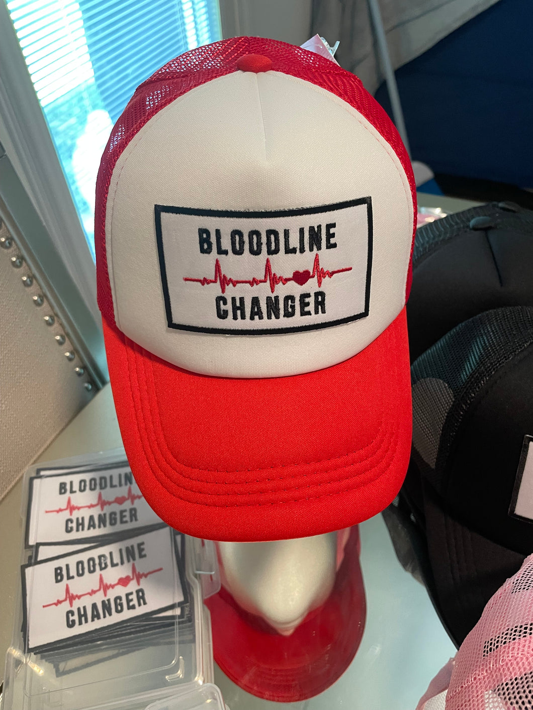 Red/ White  Bloodline Changer Trucker Hat