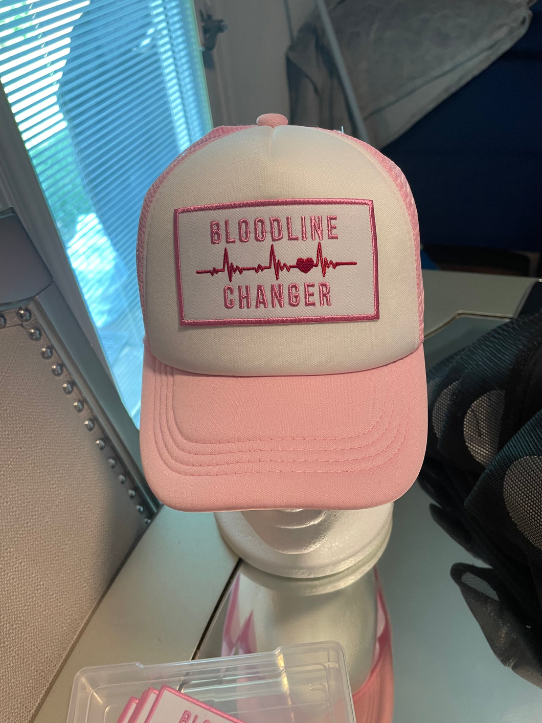 Pink/ White  Bloodline Changer Trucker Hat